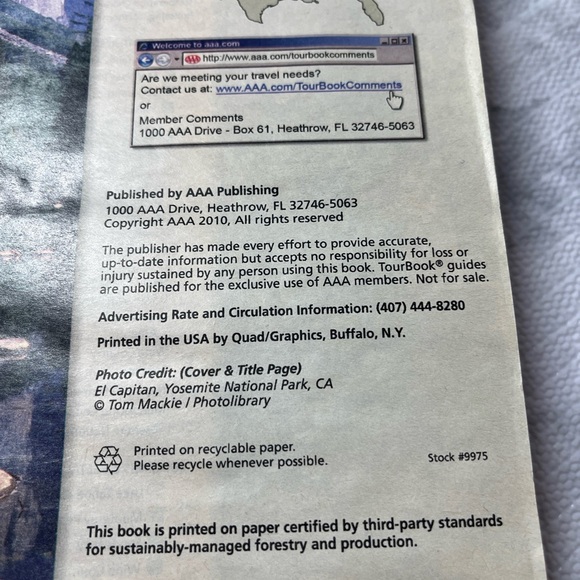 Northern California & Nevada 2011 TourBook- paperback. - Picture 5 of 6